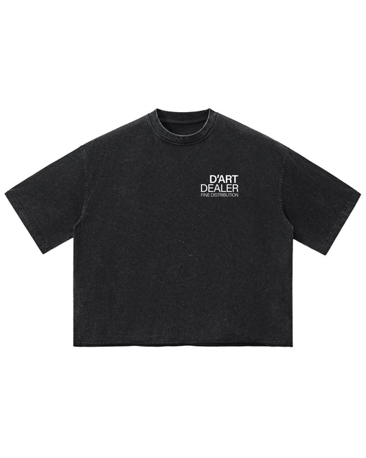D’Art Dealer Vintage Boxy Tee — Black