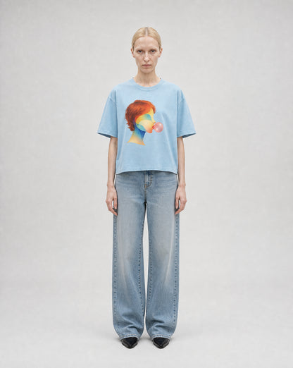 Bubble Theory Mineral Boxy Unisex Tee