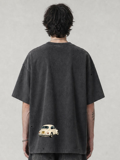 Crosswalk Dance Vintage Distressed Boxy Tee
