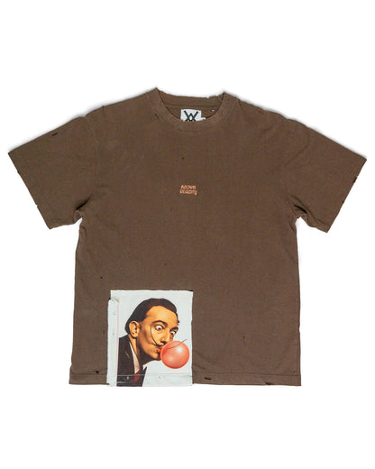 Blown Reality — Chocolate Oversized Box Tee