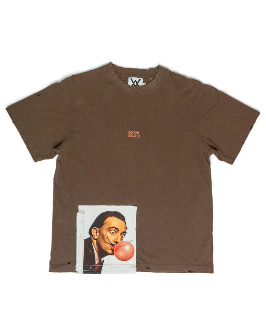 Blown Reality — Chocolate Oversized Box Tee