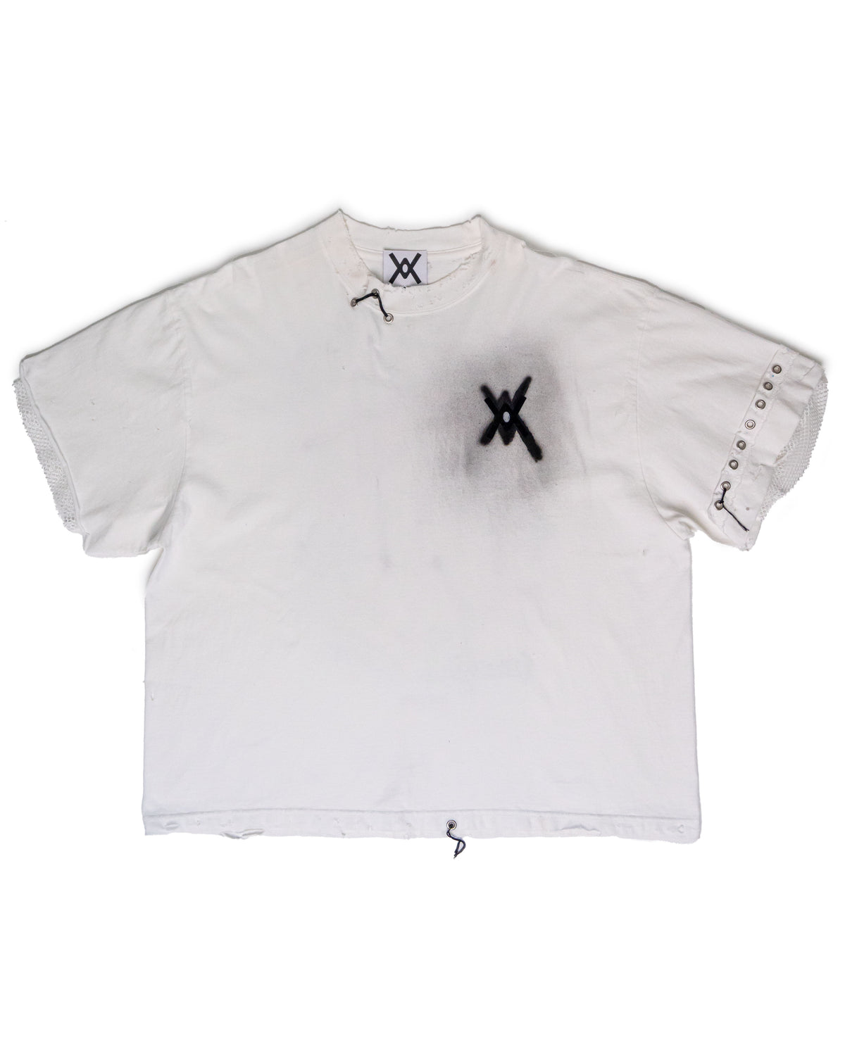 VV Graffiti One-of-One Hand-Painted Distressed Tee