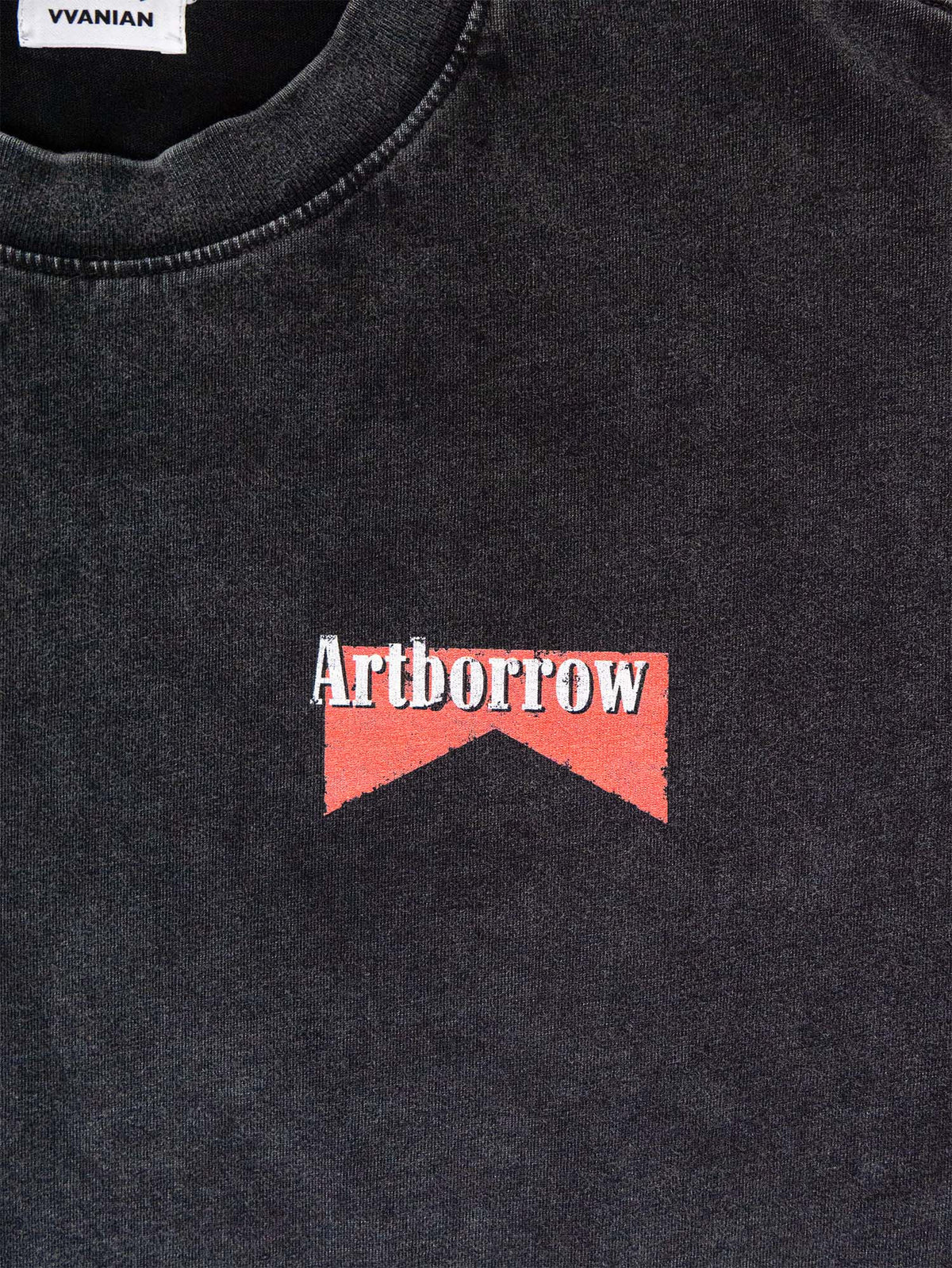 Artborrow Unisex Vintage Wash Boxy Tee