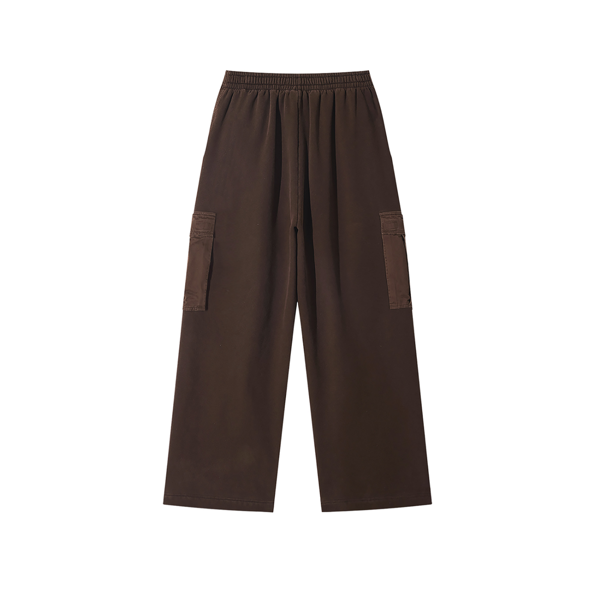 F’ART Unisex Sunfaded Washed Fleece Cargo Pants