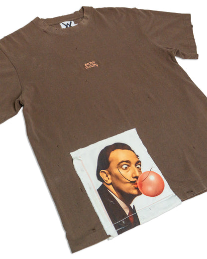 Blown Reality — Chocolate Oversized Box Tee