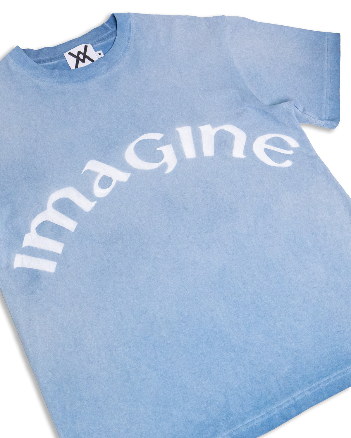 Imagine — Blue Haze Oil Wash Oversized Tee