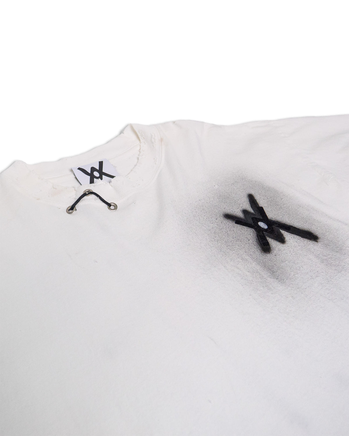 VV Graffiti One-of-One Hand-Painted Distressed Tee