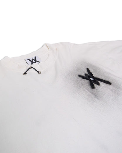 VV Graffiti One-of-One Hand-Painted Distressed Tee