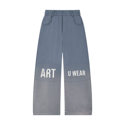 Unisex ART YOU WEAR Sunfade Paneled Barrel Leg Sweatpants