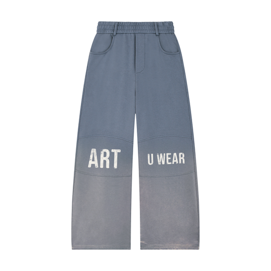 Unisex ART YOU WEAR Sunfade Paneled Barrel Leg Sweatpants