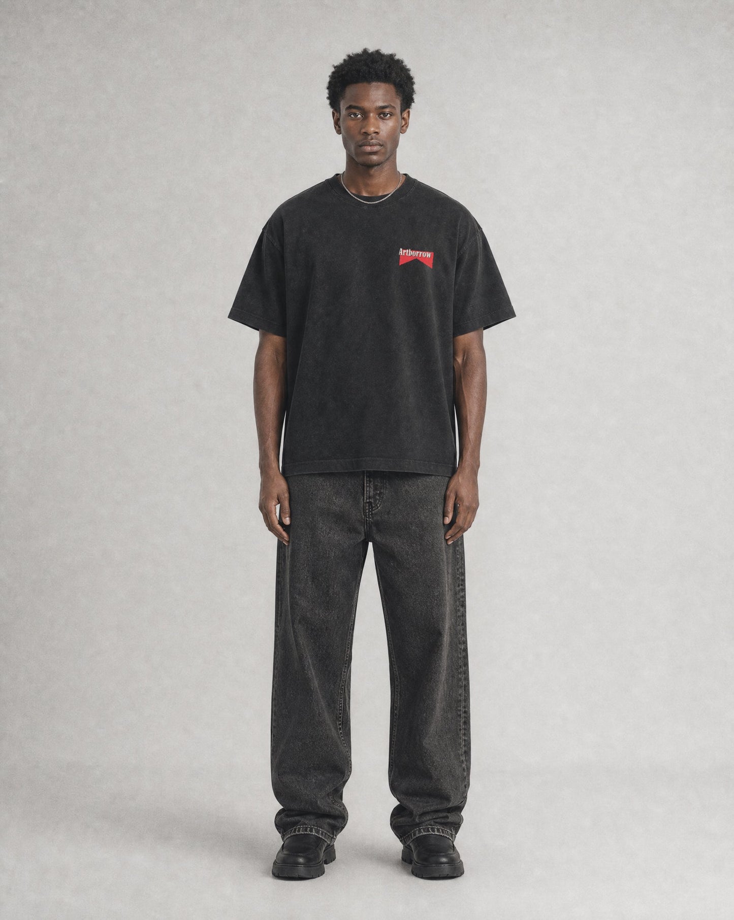 Artborrow Unisex Vintage Wash Boxy Tee
