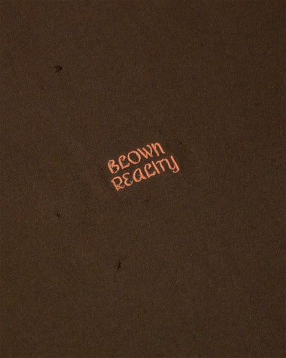Blown Reality — Chocolate Oversized Box Tee