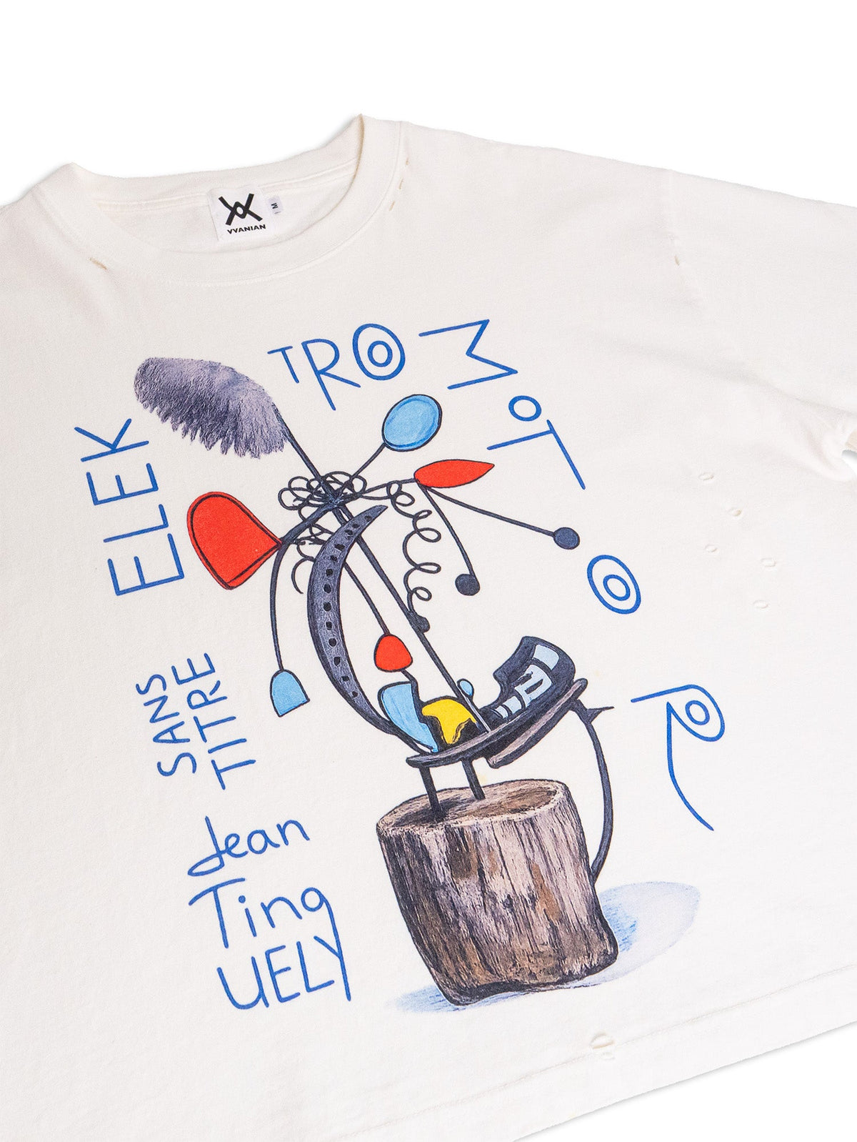 Elektromotor Frayed Boxy Unisex Tee