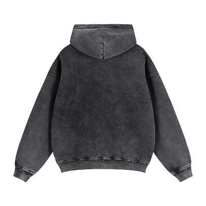 F'ART Zip-Through Boxy Fleece Hoodie
