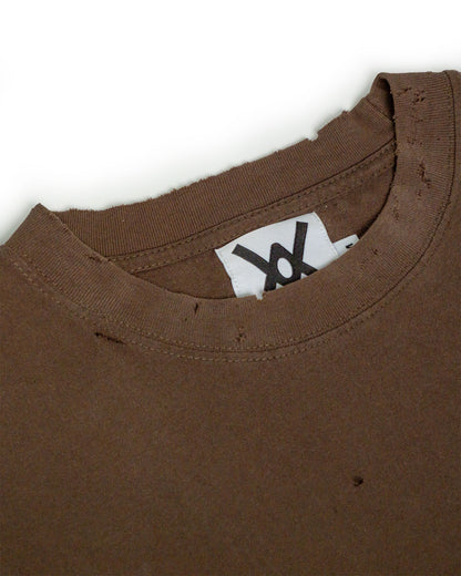 Blown Reality — Chocolate Oversized Box Tee