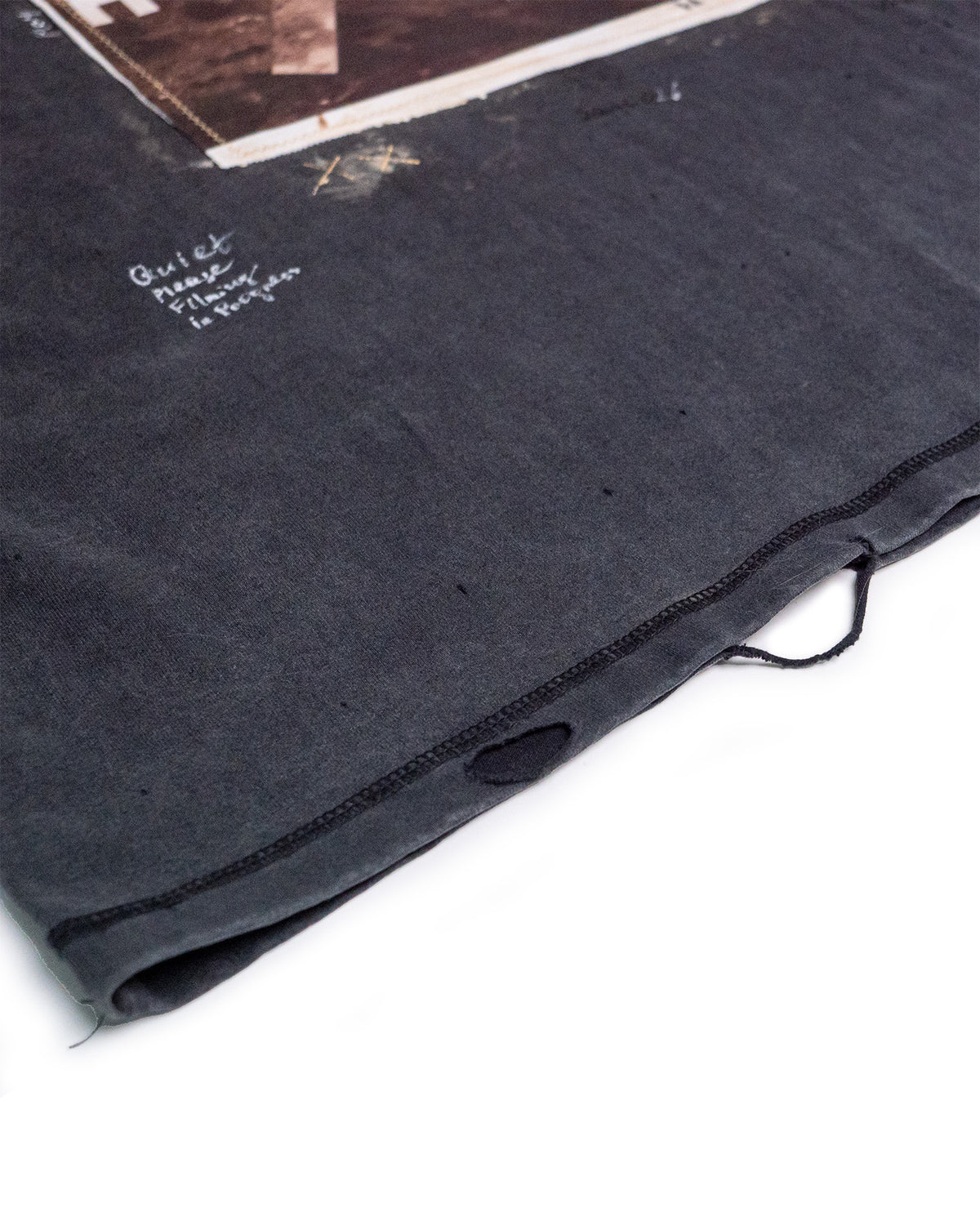 HOLLYWOOD One-of-One Handmade Distressed Tee