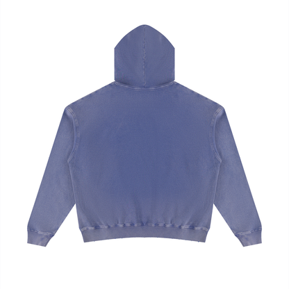 Art You Wear Unisex Mineral Wash Distressed Hoodie