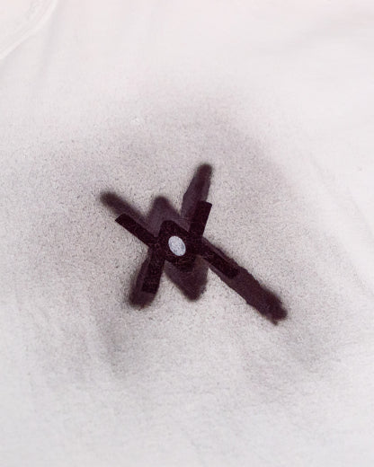 VV Graffiti One-of-One Hand-Painted Distressed Tee