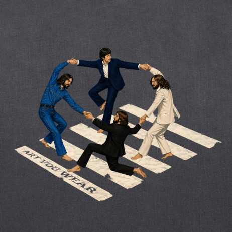 Crosswalk Dance Vintage Distressed Boxy Tee