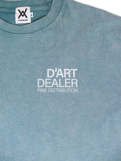 D’Art Dealer Vintage Boxy Tee — Blue