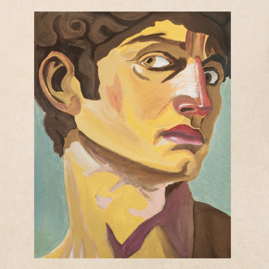 Dav Portrait N1 Mineral Boxy Tee