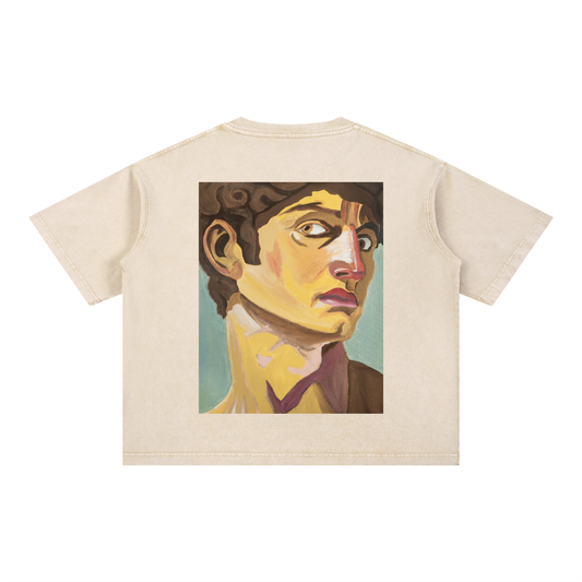 Dav Portrait N1 Mineral Boxy Tee