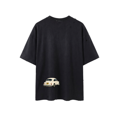 Crosswalk Dance Vintage Distressed Boxy Tee
