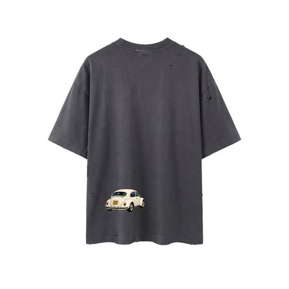 Crosswalk Dance Vintage Distressed Boxy Tee