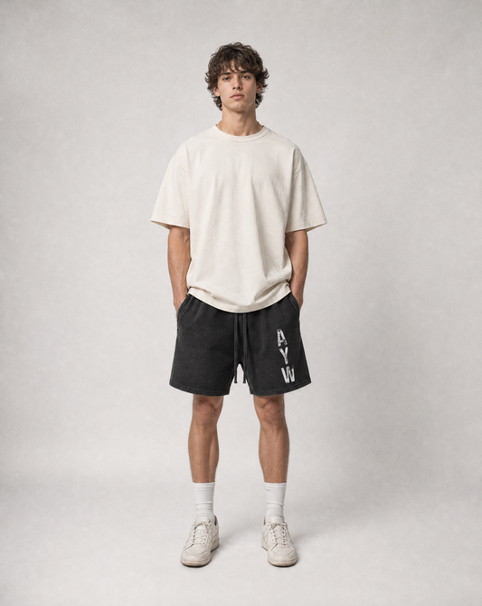Art You Wear (AYW) Vintage Wash Shorts