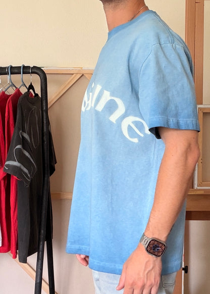 Imagine — Blue Haze Oil Wash Oversized Tee