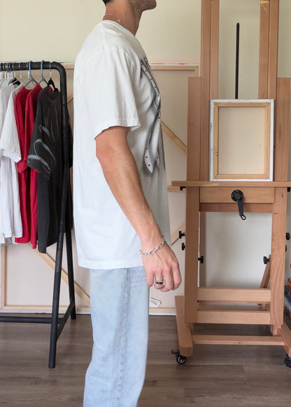 Dreams — White Oversized Box Tee