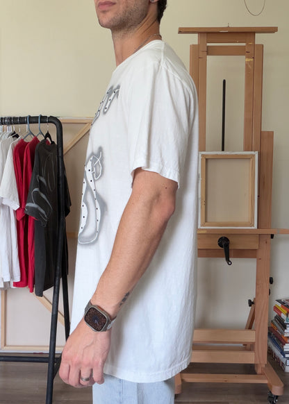 Dreams — White Oversized Box Tee