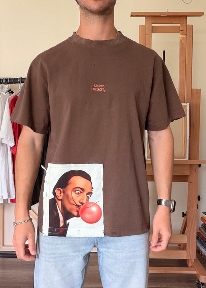 Blown Reality — Chocolate Oversized Box Tee