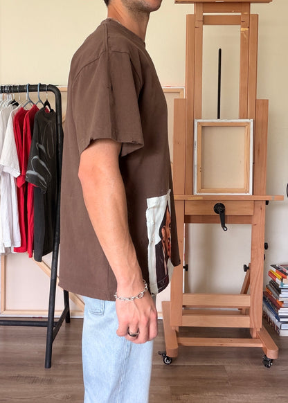Blown Reality — Chocolate Oversized Box Tee