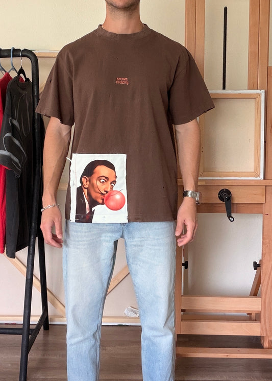 Blown Reality — Chocolate Oversized Box Tee