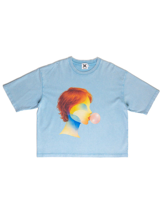 Bubble Theory Mineral Boxy Unisex Tee