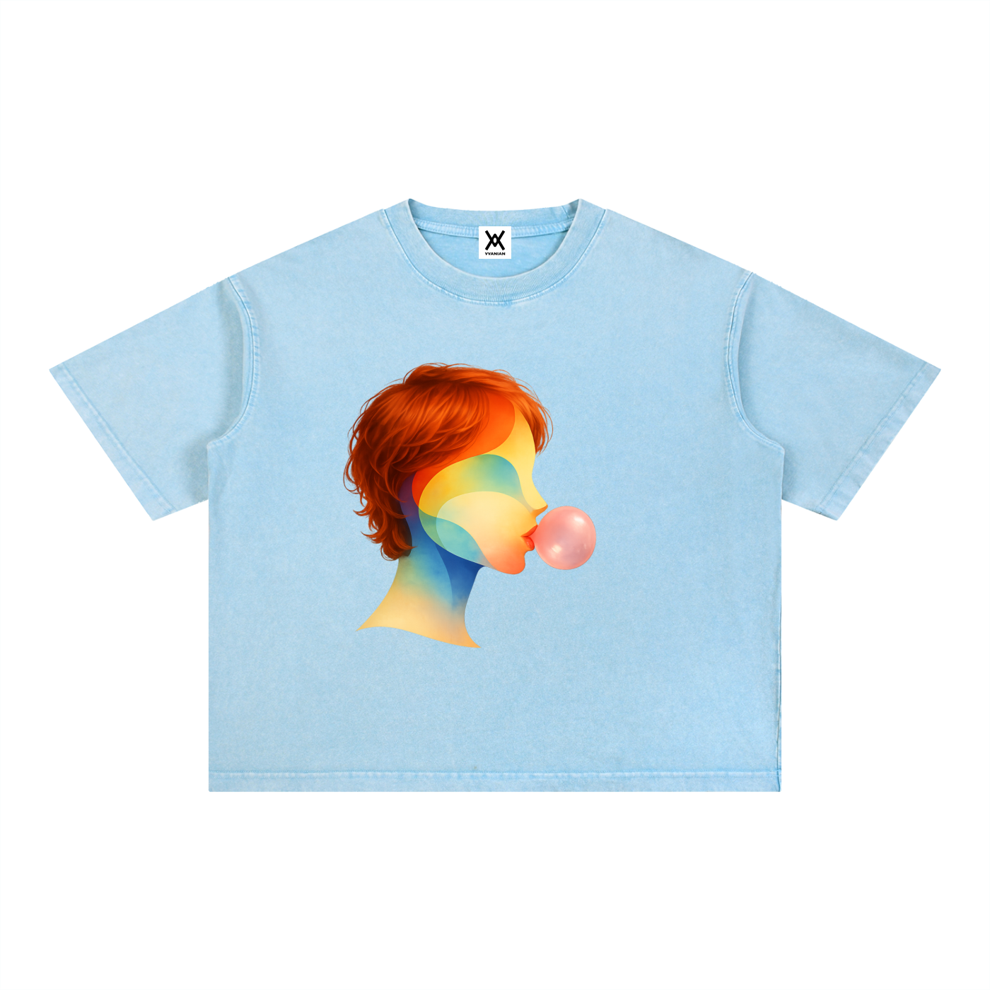 Bubble Theory Mineral Boxy Unisex Tee