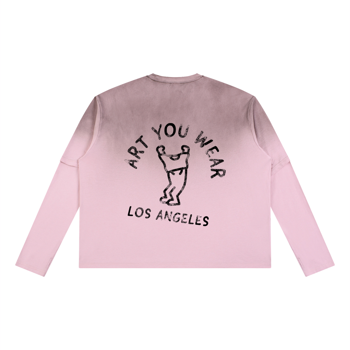 Art You Wear Unisex Vintage Wash Layered T-Shirt