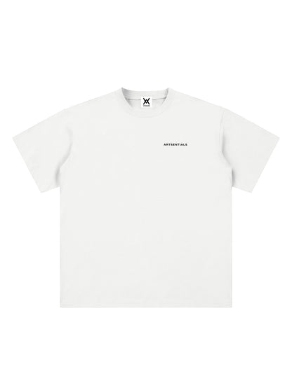 Artsentials Unisex Sueded Tee - White
