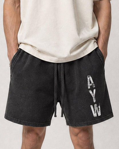 Art You Wear (AYW) Vintage Wash Shorts