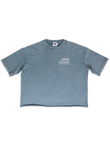 D’Art Dealer Vintage Boxy Tee — Blue