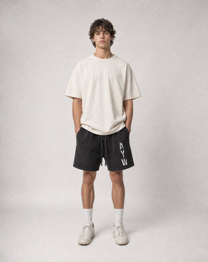 Art You Wear (AYW) Vintage Wash Shorts