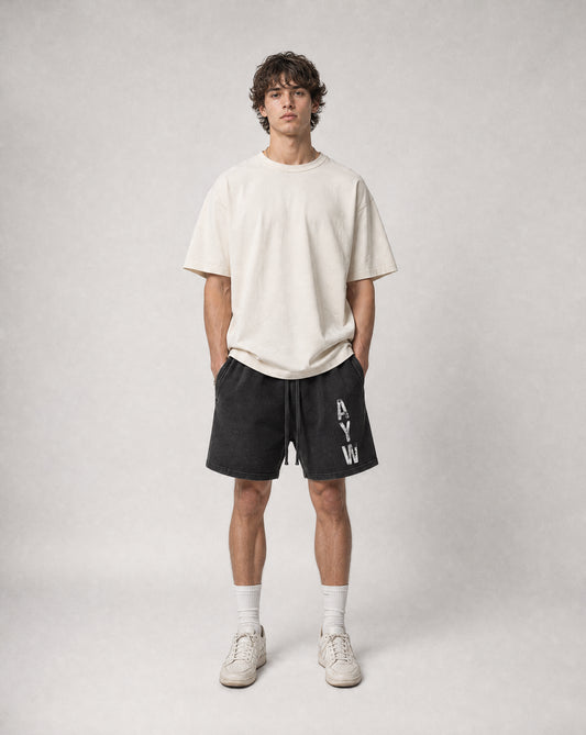Art You Wear (AYW) Vintage Wash Shorts