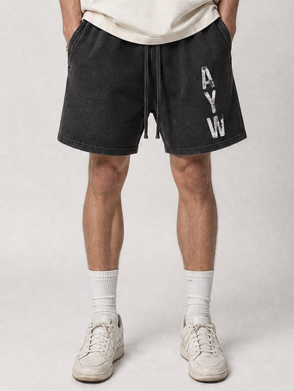 Art You Wear (AYW) Vintage Wash Shorts