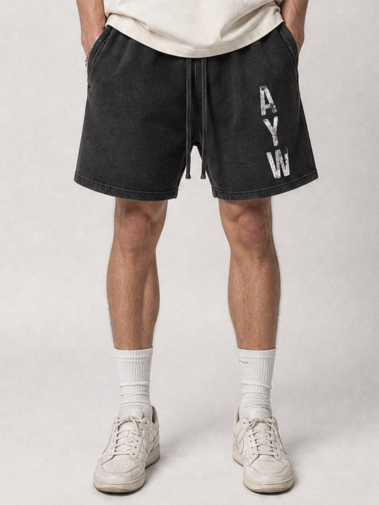 Art You Wear (AYW) Vintage Wash Shorts