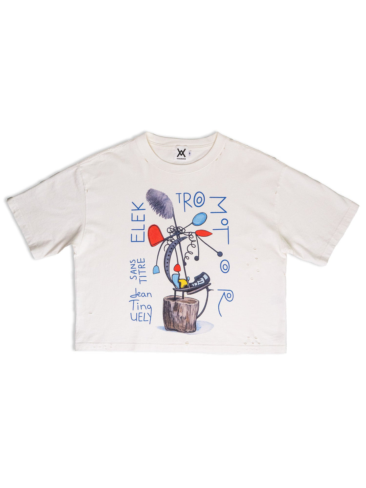 Elektromotor Frayed Boxy Unisex Tee