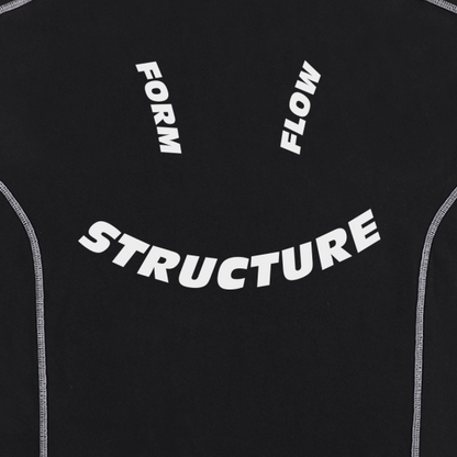 Structure Streetwear Contrast Stitch Oversized Tee