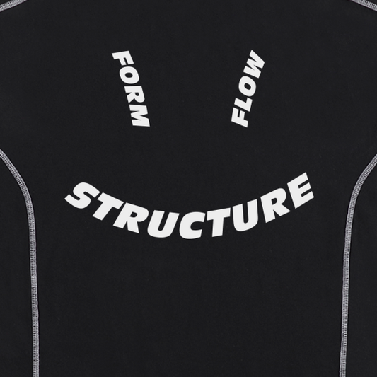 Structure Streetwear Contrast Stitch Oversized Tee
