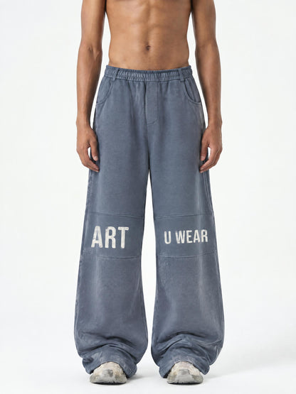 Unisex ART YOU WEAR Sunfade Paneled Barrel Leg Sweatpants
