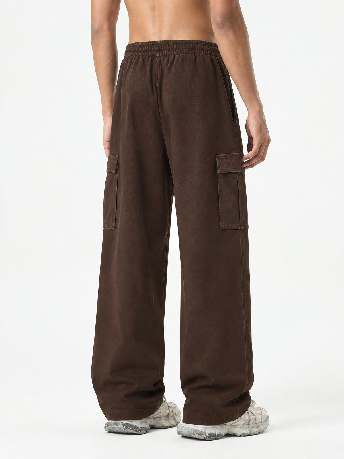F’ART Unisex Sunfaded Washed Fleece Cargo Pants
